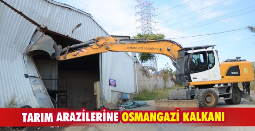 Tarım arazilerine Osmangazi kalkanı