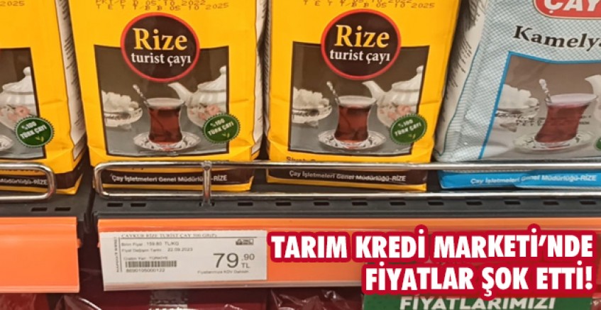 Tarım Kredi marketi fiyatlarıyla şok etti