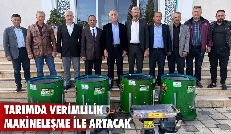 Tarımda verimlilik makineleşme ile artacak
