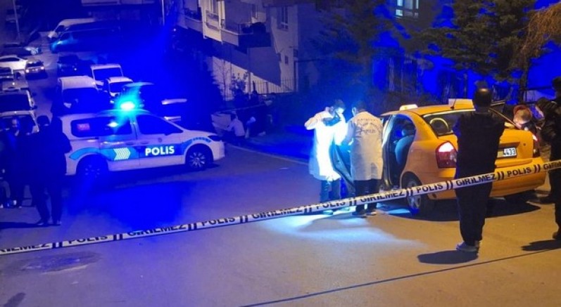 Ticari takside silahlı kavga: 1 yaralı