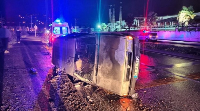 Trabzon'da trafik kazası: 2 yaralı