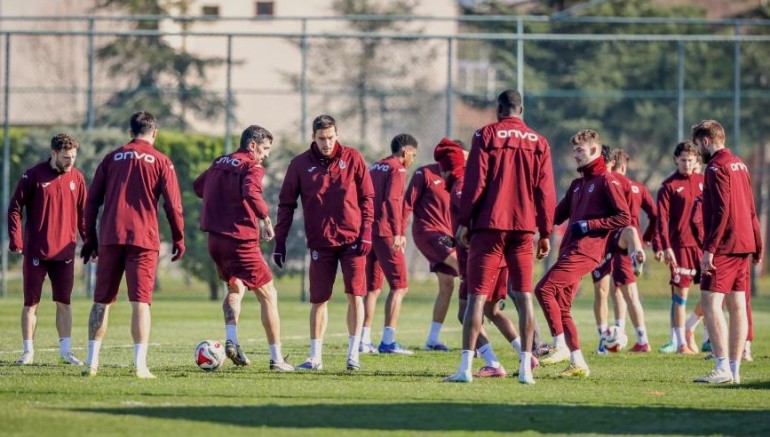 Trabzonspor, Fenerbahçe maçı hazırlıklarını sürdürdü