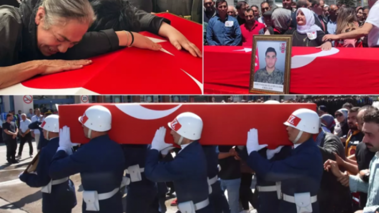Türkiye şehitlerini uğurluyor! Gözyaşları sel oldu