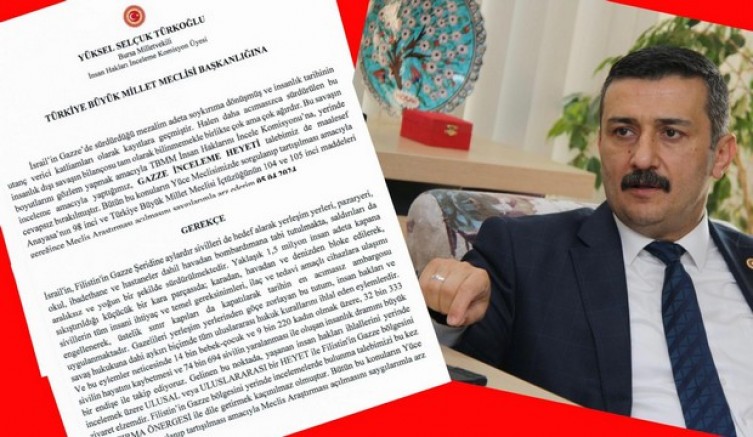 Türkoğlu'ndan Gazze önergesi