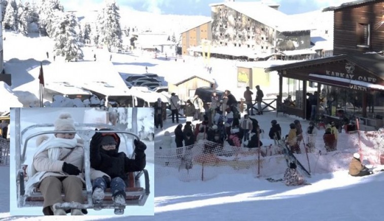Uludağ'da sömestr cümbüşü yaşanıyor