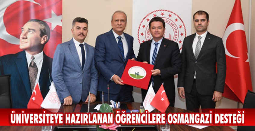 Üniversiteye hazırlanan öğrencilere Osmangazi desteği