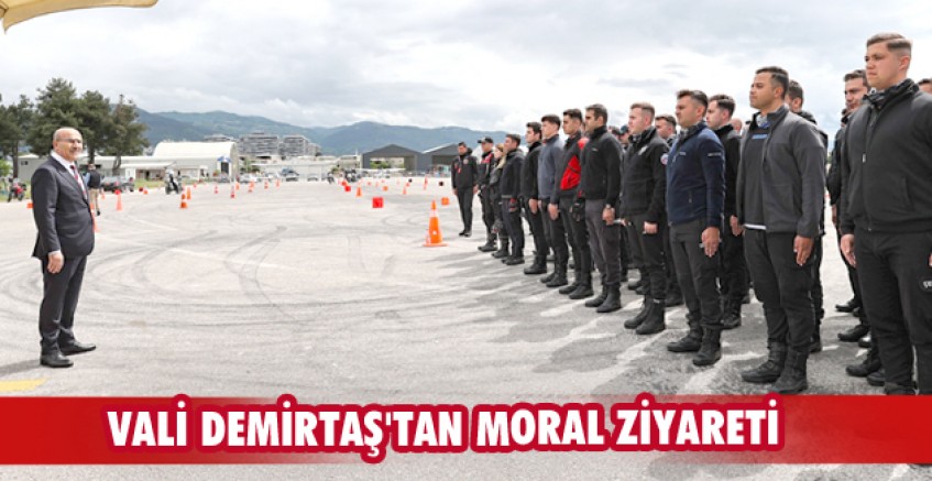 Vali Demirtaş'tan moral ziyareti