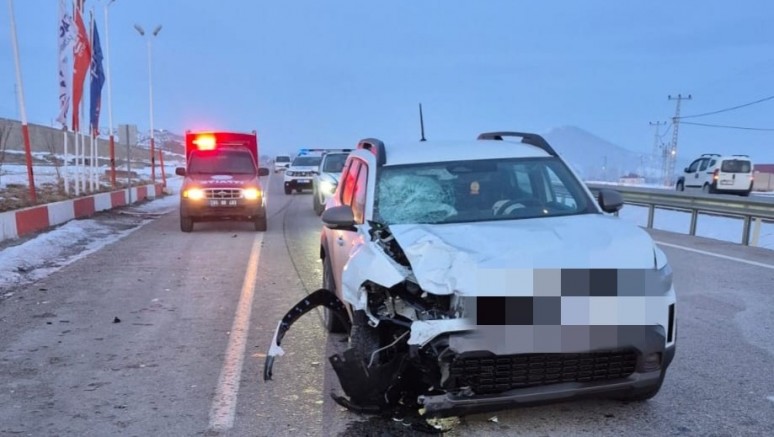 Van'da trafik kazası: 1 yaralı