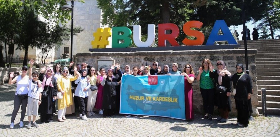 Van'dan geldiler Bursa'ya hayran kaldılar