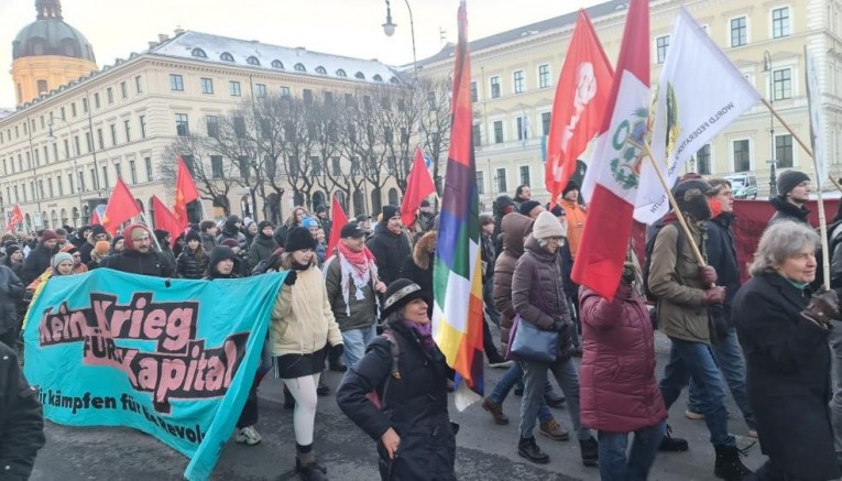 Venezuela'ya müdahale Almanya’da protesto edildi