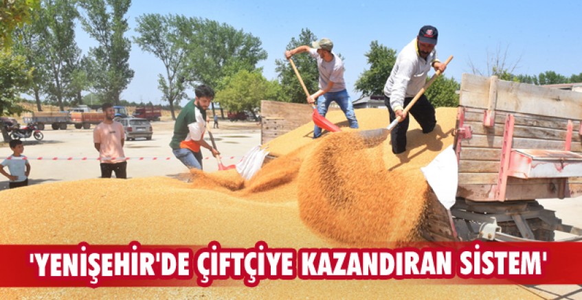 'Yenişehir'de çiftçiye kazandıran sistem'