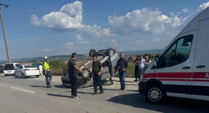 Yenişehir'de trafik kazası: 3 yaralı
