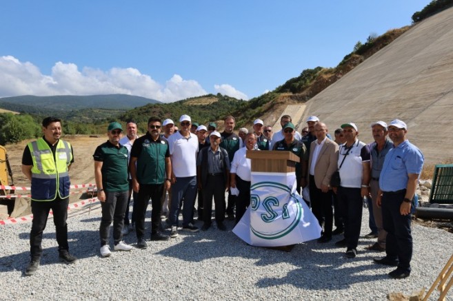 Yeşildere Barajı su tutmaya başladı