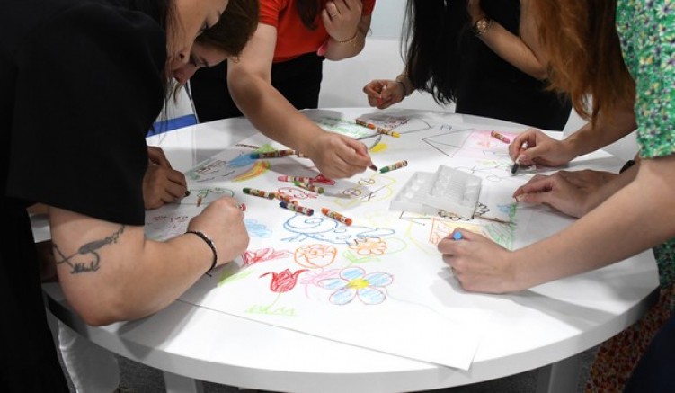 Yeşimliler sanat terapisiyle "Hayata Es Ver!"di