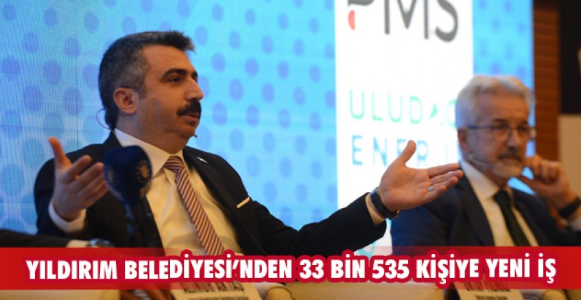 Yıldırım Belediyesi’nden 33 bin 535 kişiye yeni iş
