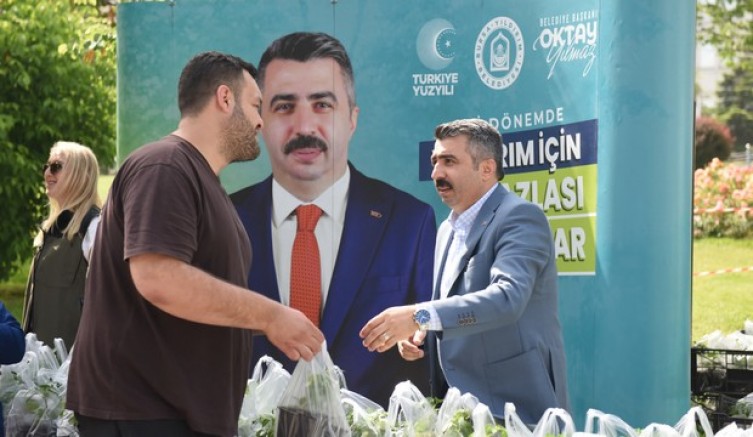 Yıldırım Belediyesi'nden 50 bin fide