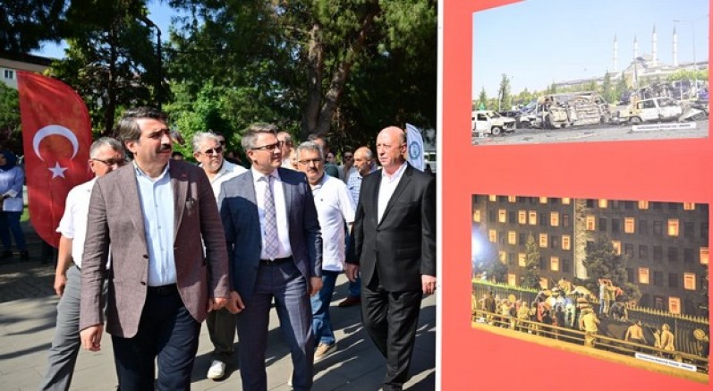 Yıldırım'da 15 temmuz ruhu fotoğraf sergisiyle yaşatılıyor