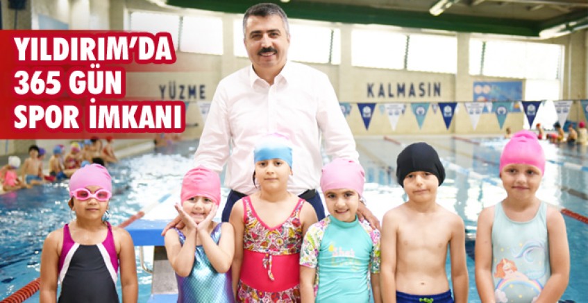 Yıldırım’da 365 gün spor imkanı