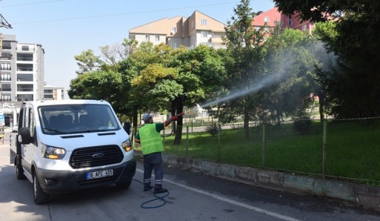 Yıldırım'da periyodik ilaçlama