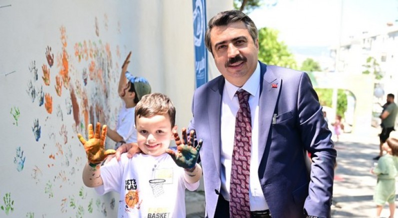 Yıldırım'da sokaklar çocuklar için dönüşüyor