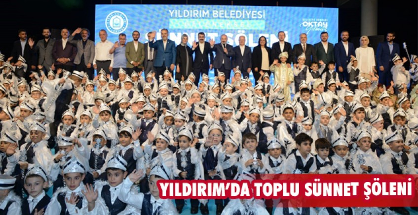 Yıldırım’da toplu sünnet şöleni