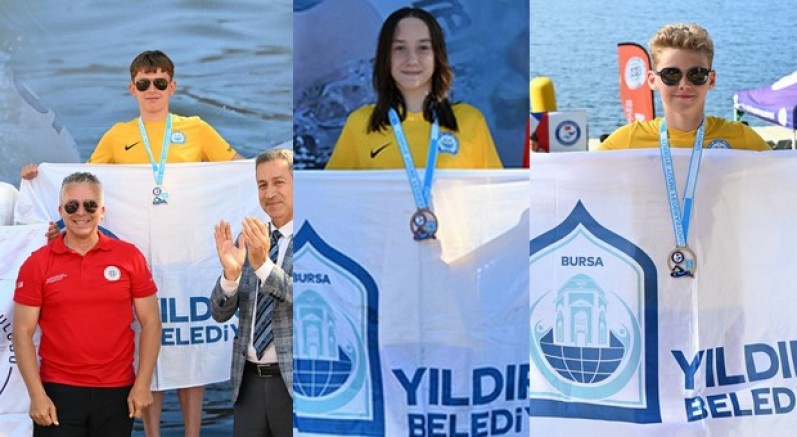 Yıldırımlı yüzücülere milli gurur