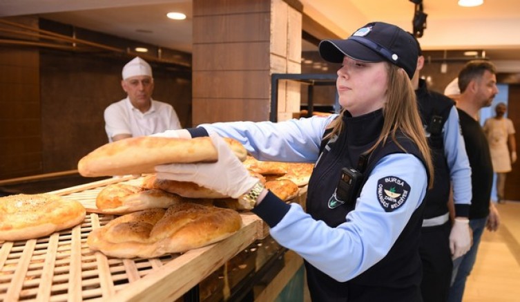 Zabıtan pide gramajı denetimi