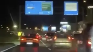 Bursa’da lüks otomobil kazaya karıştı, sürücü kaçtı
