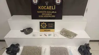 Kocaeli’de kilolarca skunk ele geçirildi