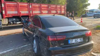 Kastamonu’da iki otomobil çarpıştı: 2 yaralı