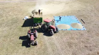Yozgat’ta mercimek hasadının ardından patoz mesaisi başladı