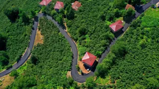 Turizme çıkan yol sıcak asfaltla buluştu