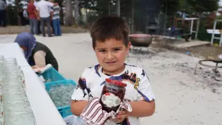 Samsun Alaçam çileği reçel oldu