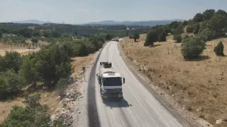Büyükşehir Harmancık’ta da yolları yeniliyor