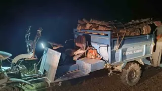 Ormanda usulsüz kesim yapan şahıslar yakalandı