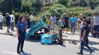Otomobil ile patpat çarpıştı: 2’si ağır 4 yaralı