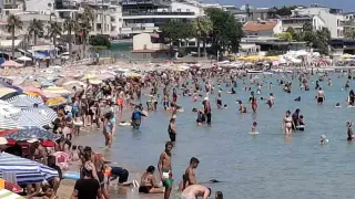 Aydın Didim’de yaz keyfi sürüyor