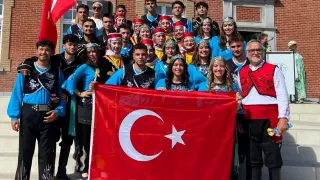 BUÜ Halk Oyunları Topluluğu Türkiye’yi temsil etti