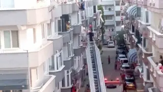 Gemlik Kumla'da korkutan ev yangını