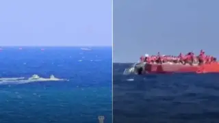 Girne açıklarında katamaran tipi yolcu gemisi battı