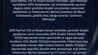 Fenerbahçe’den UEFA kararına dair açıklama