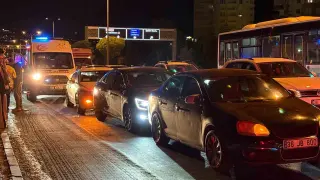 Kayseri’de 3 otomobil çarpıştı: 1 yaralı