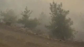 Bursa itfaiyesi Kumluca’da soğutma çalışmalarını sürdürüyor