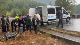 Hastaneden taburcu oldu, dönüş yolunda kazada öldü