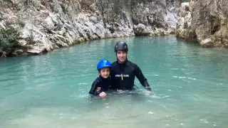 8 yaşındaki Asya, Abadiye Kanyonu’nu geçti
