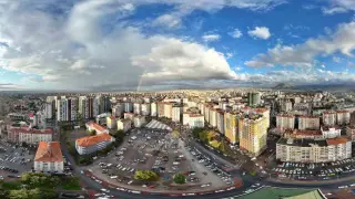 Kayseri semalarında gökkuşağı güzelliği
