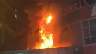 Esenyurt’ta iki katlı iş yerinde yangın: 1 yaralı