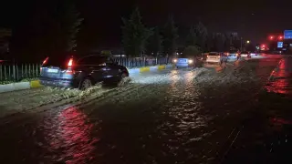 Elazığ Yazıkonak beldesi göle döndü