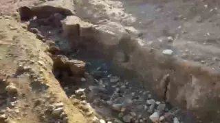 Elazığ’da sel nedeniyle yayla yolu yarıldı