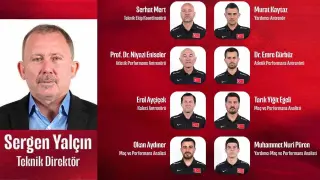 Sergen Yalçın’ın teknik ekibi belli oldu